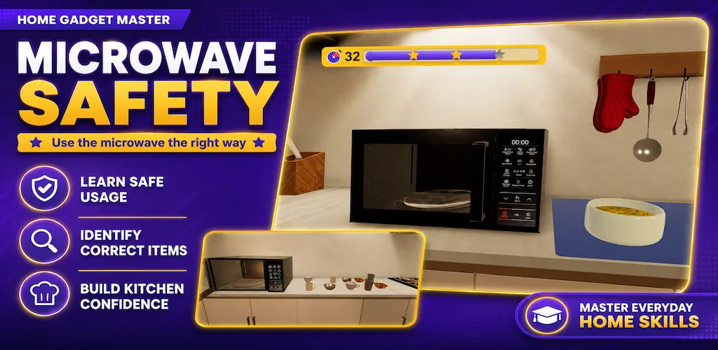 Home Gadget Master microwave safety module store screenshot