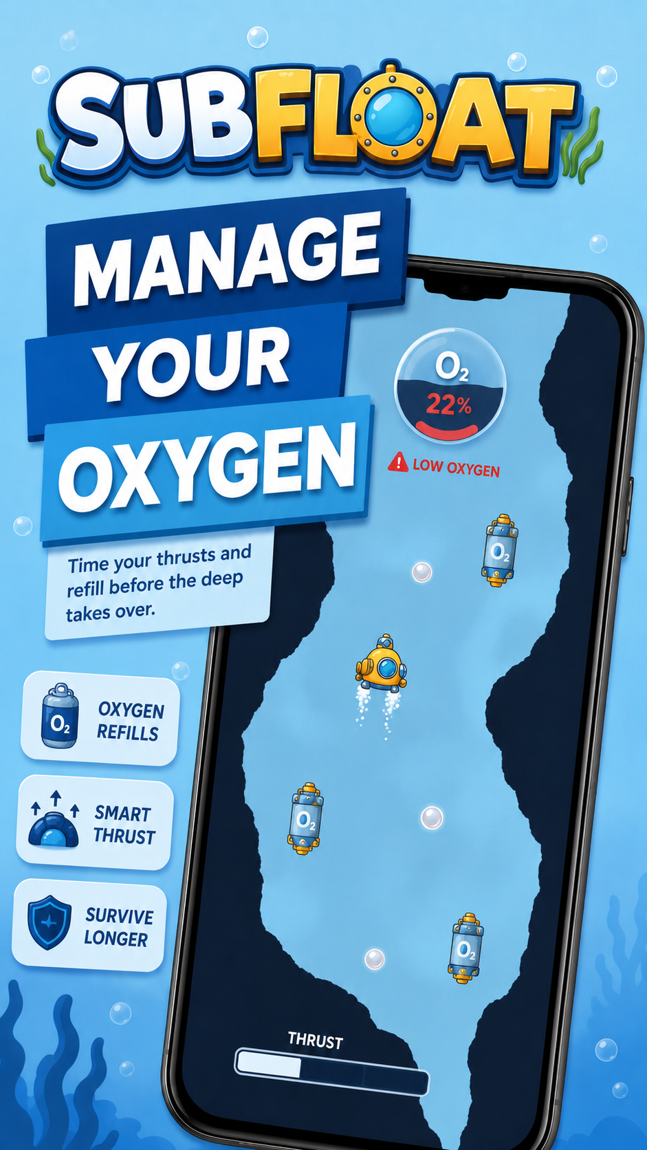 Subfloat manage oxygen gameplay screenshot