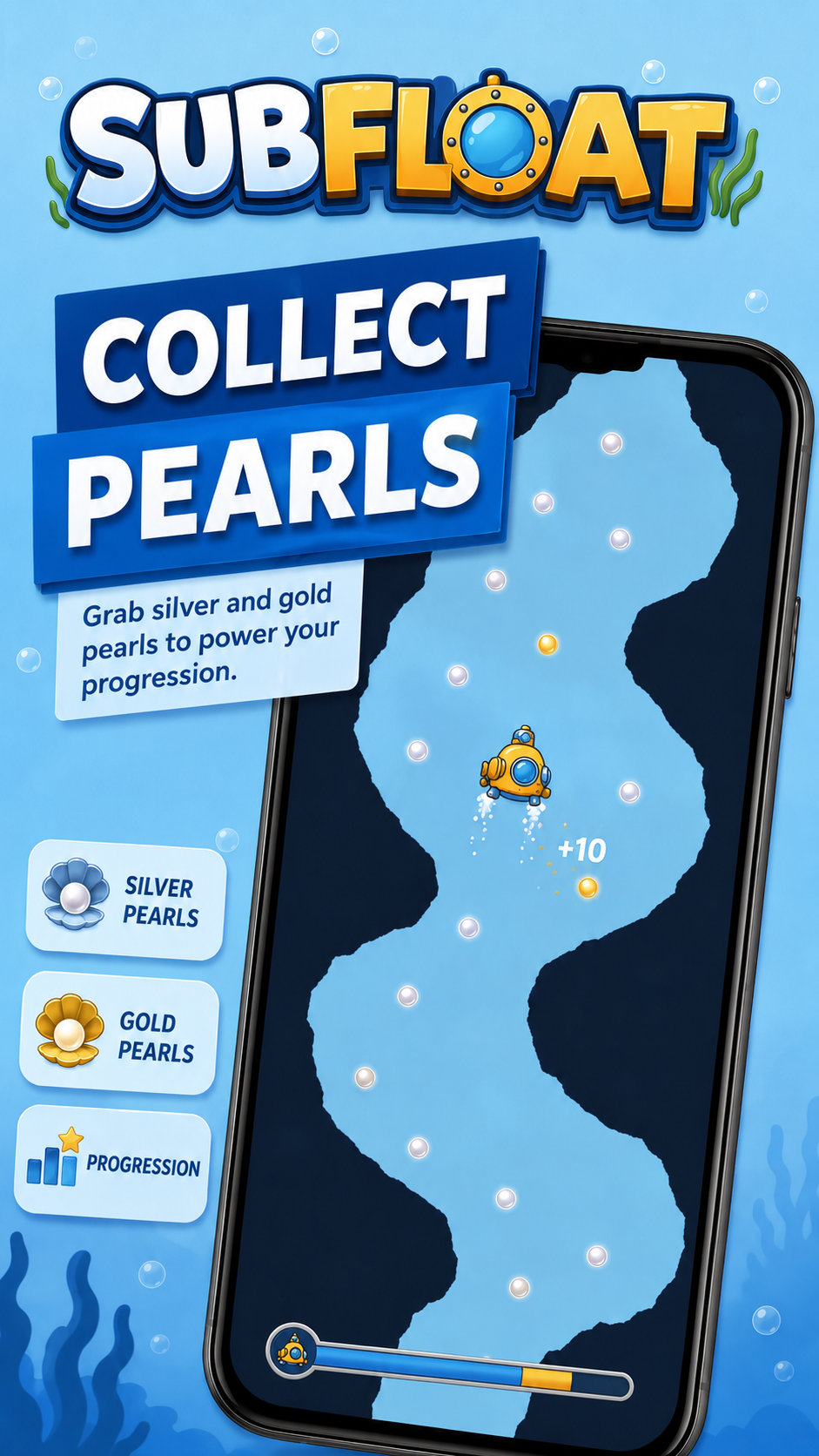 Subfloat collect pearls screenshot